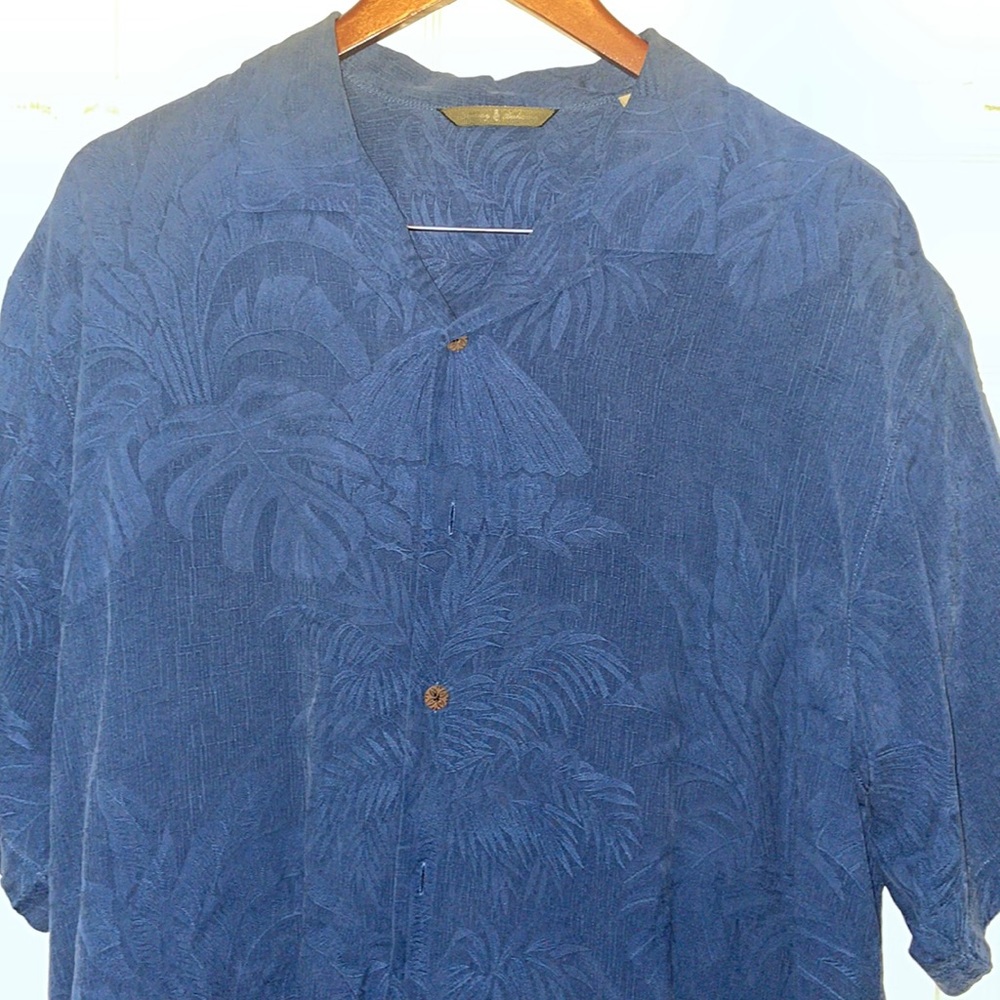 Tommy Bahama Bali Border Silk Camp Shirt
